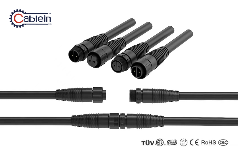 M12 Straight Waterproof Cable Connector
